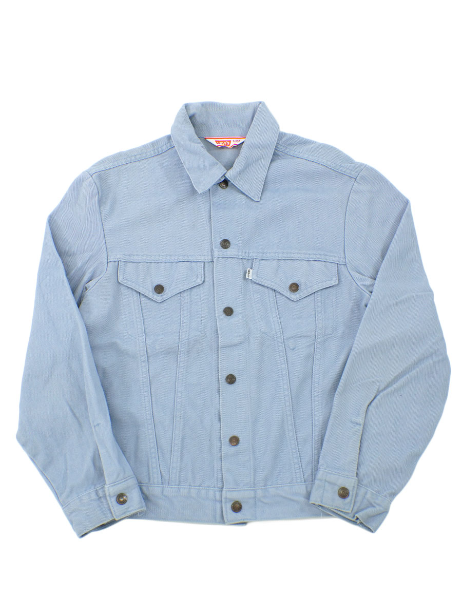 70's Levi's 70505 3rd型 コットンツイルジャケット ピジョンブルー 表記(38)