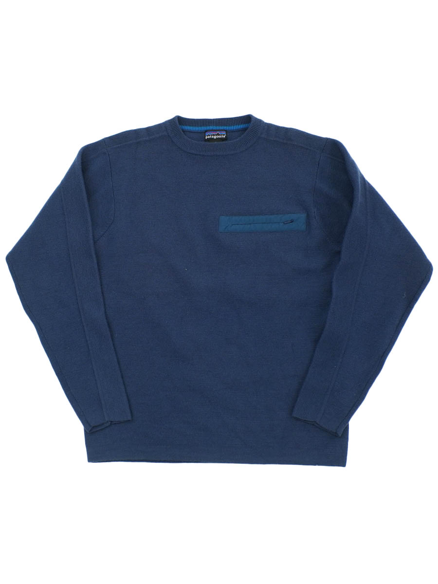 00s パタゴニア リッジウェイ クルー セーター L 00's パタゴニア リッジウェイクルーセーター ネイビー 表記(S