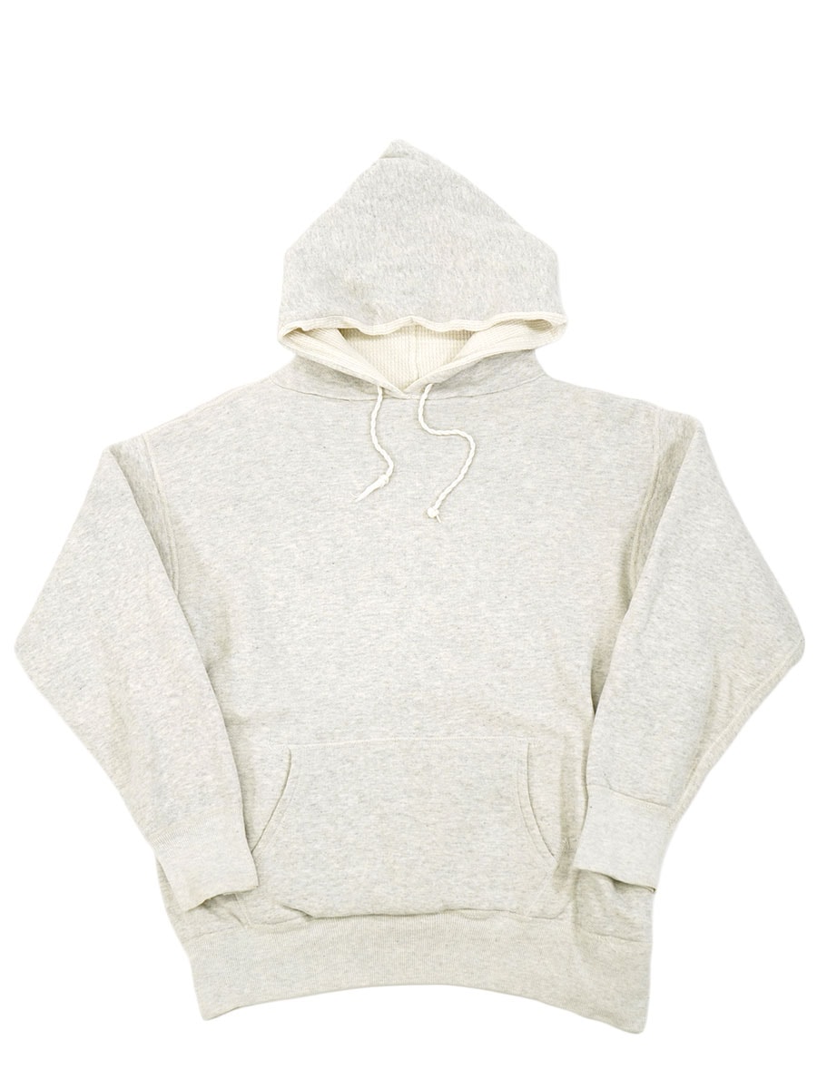 60'S HANESPORT THERMAL LINED HOODED SWEAT SHIRT GRAY (SIZE.LARGE)