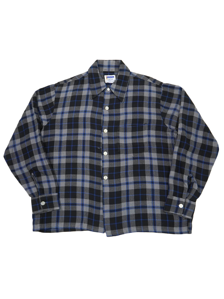 テ*ン様 60s Golden Key レーヨンシャツ オープンカラーシャツ チ 60's Golden Key 好配色チェック レーヨンシャツ 表記(L) | NEW