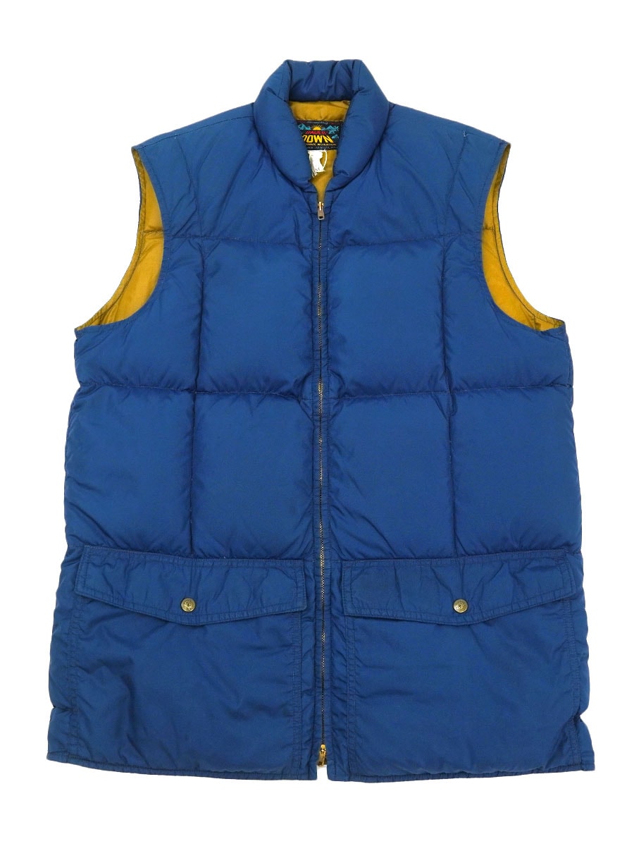 エディーバウアー Eddie Bauer ダウンベスト ネイビー 80's～ エディー