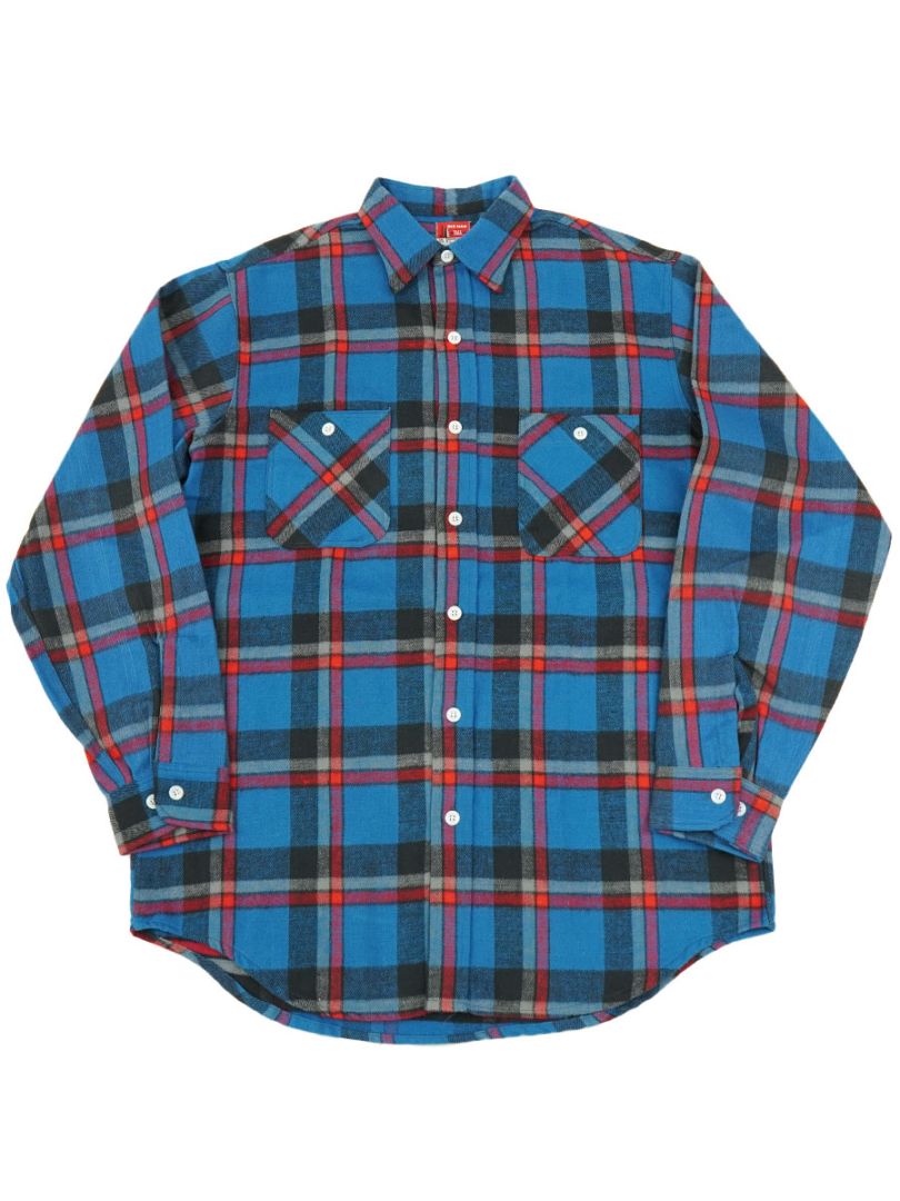 60's BIG MAC for TALL men 好配色チェック フランネルシャツ 表記(16