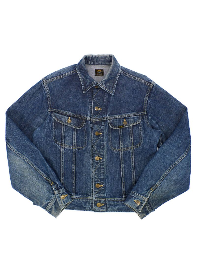 60's Lee 黒タグ 101-J デニムジャケット 良雰囲気 表記(42 LONG