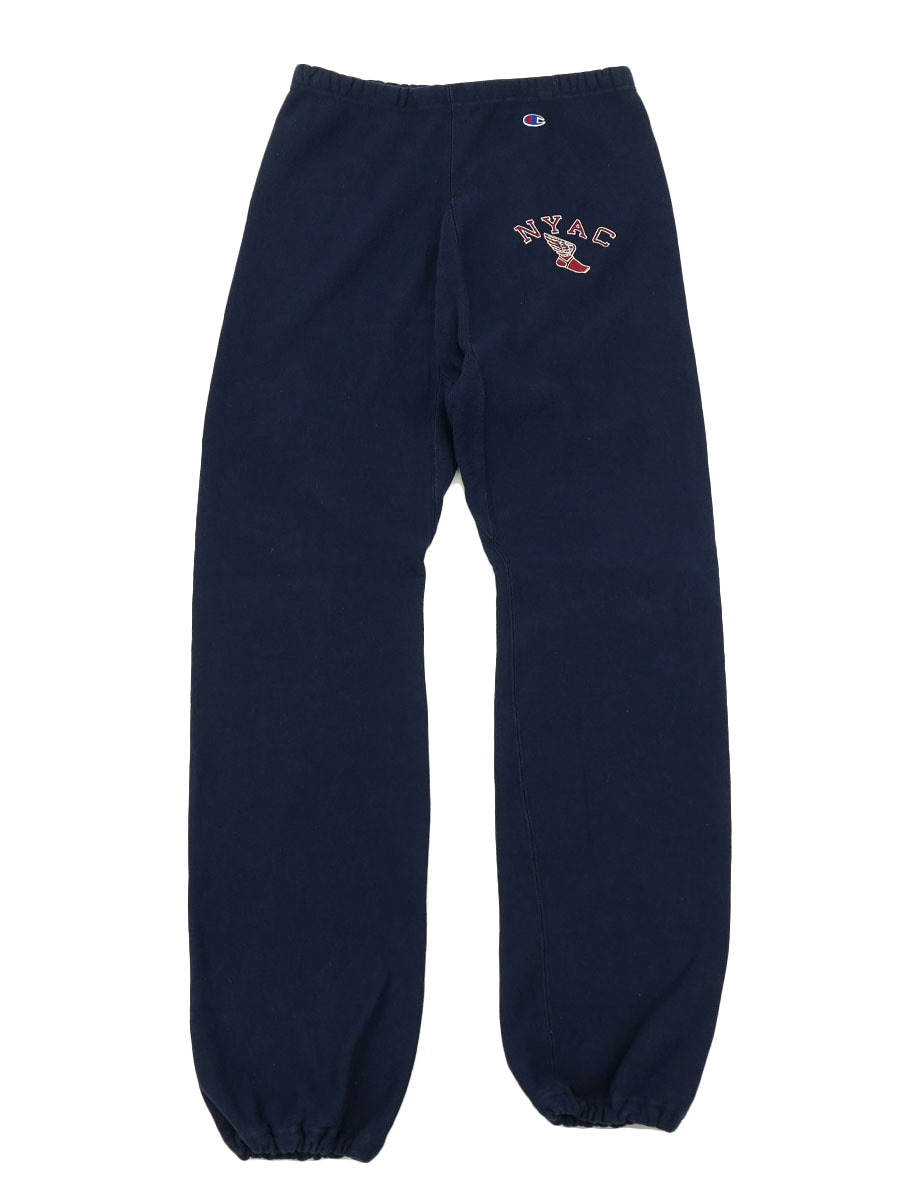 90's 刺繍タグ チャンピオンRWパンツ ''NYAC'' ウィングフット 表記(L