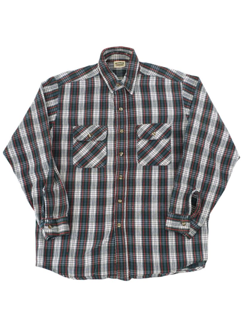 Five Brother チェック柄ネルシャツ　好配色 Five Brother チェック柄ネルシャツ 好配色 好配色 FIVE BROTHER