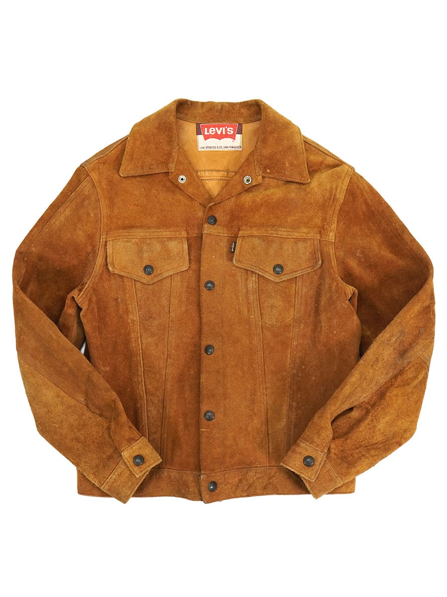 70's Levi's BIG-E 3rd型 スエードジャケット ブラウン 実寸(38位
