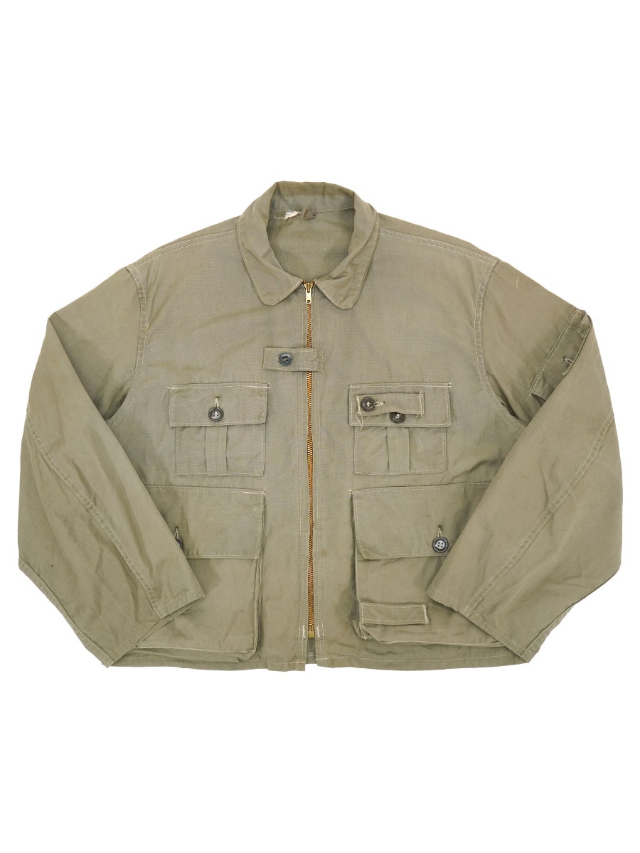 50's～ フィッシングジャケット モカベージュ 実寸(L位)