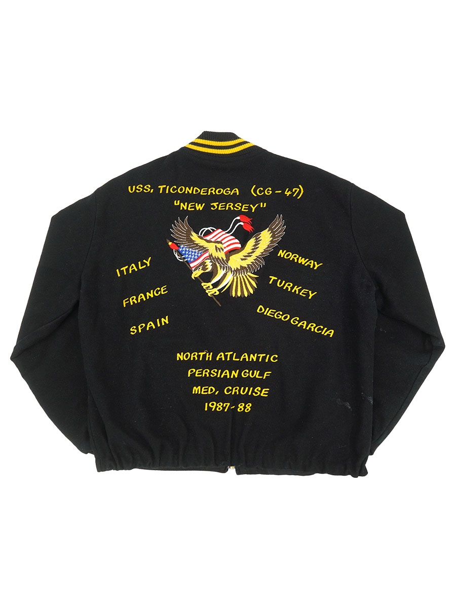 80's ''USS TICONDEROGA (CG-47) NEW JERSEY 1987-88'' ツアー