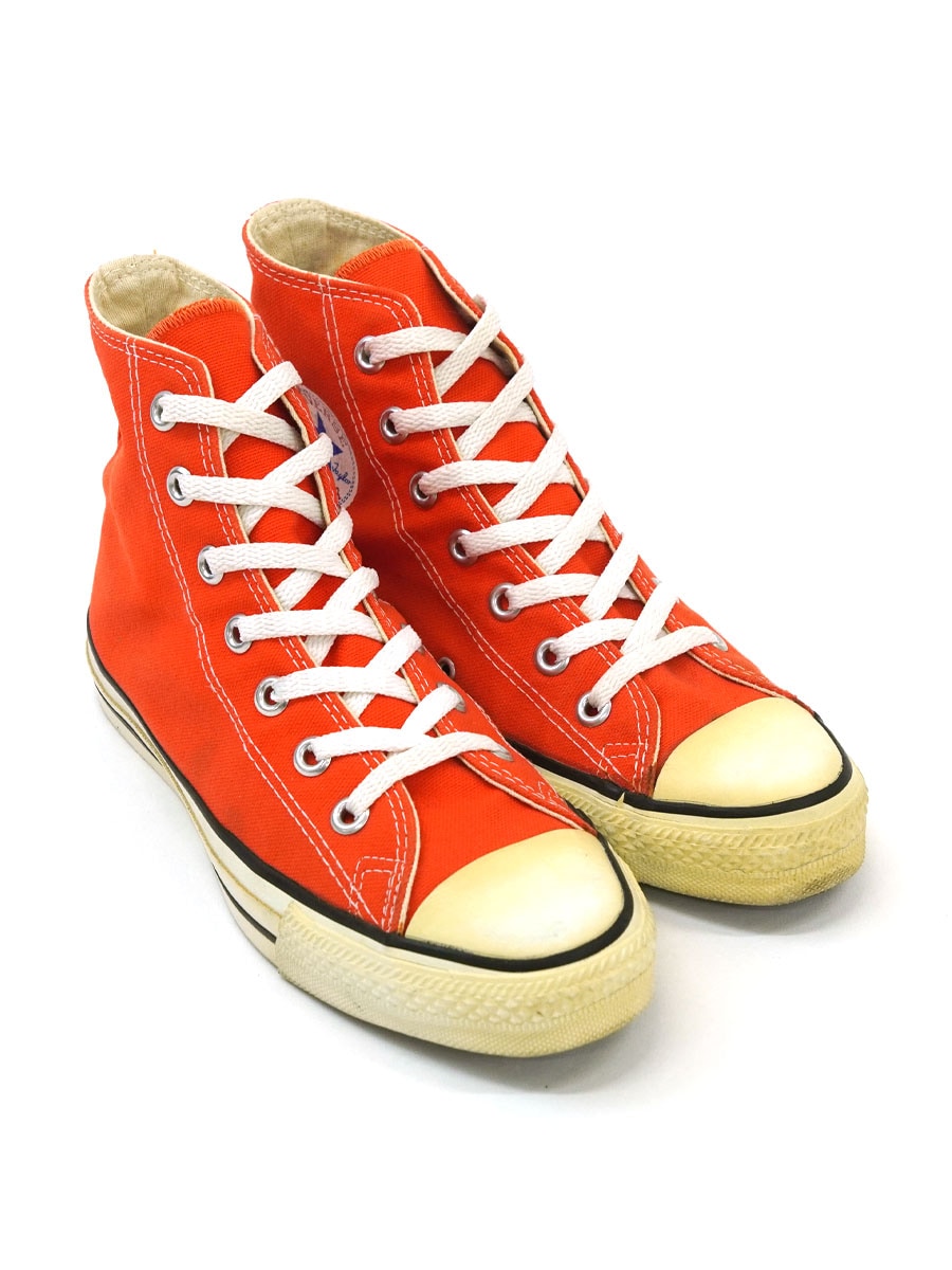 90's コンバース オールスターHI オレンジ 表記(5) USA製 | NEW