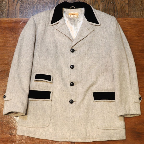 1950s PENNEY'S , WOOL COAT , Size 42