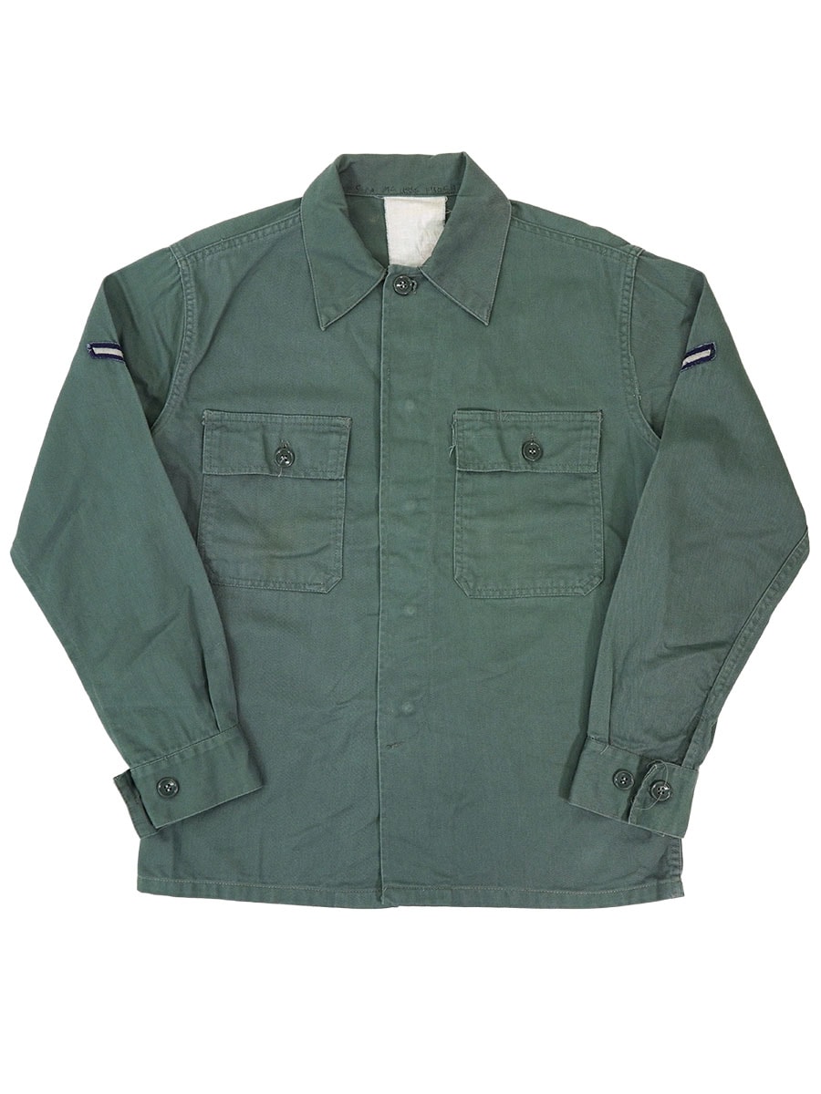 50'S U.S.AIR FORCE UTILITY SHIRT SAGE GREEN (APPROX.15) SNAP BUTTON