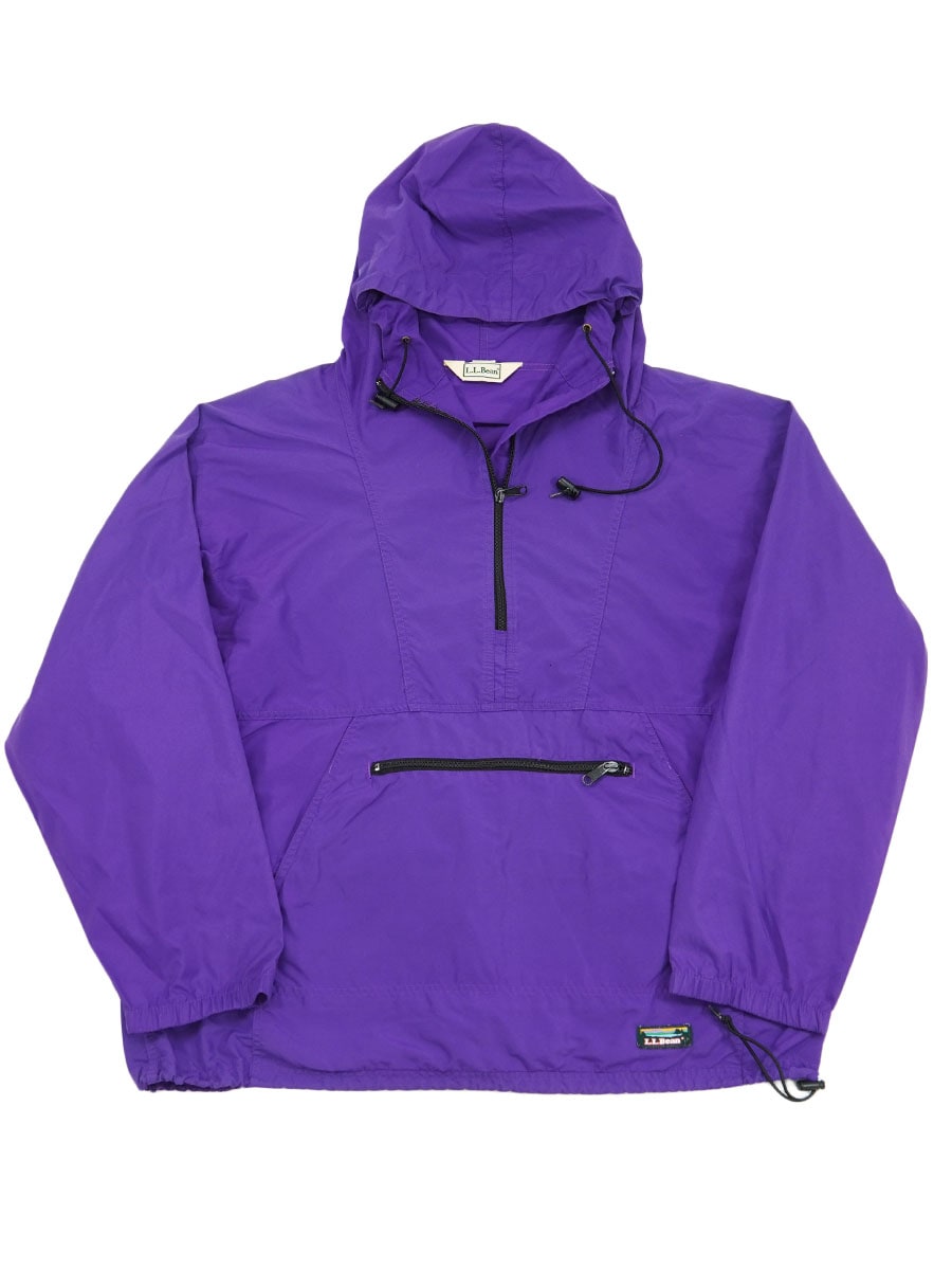 90's L.L.BEAN アノラックパーカー パープル 表記(XL