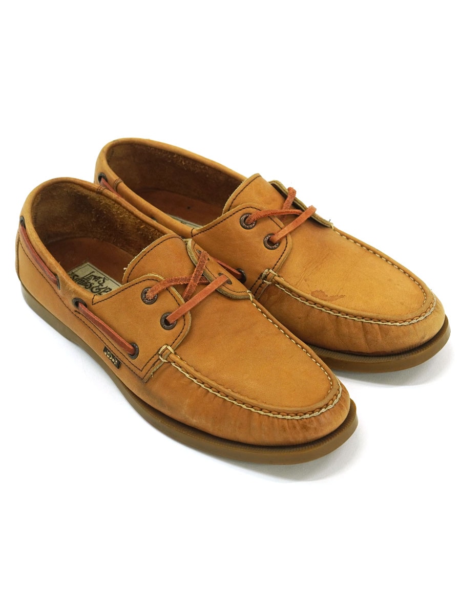 70's～ Levi's SHOES & BOOTS モカシン レザーシューズ ブラウン(8