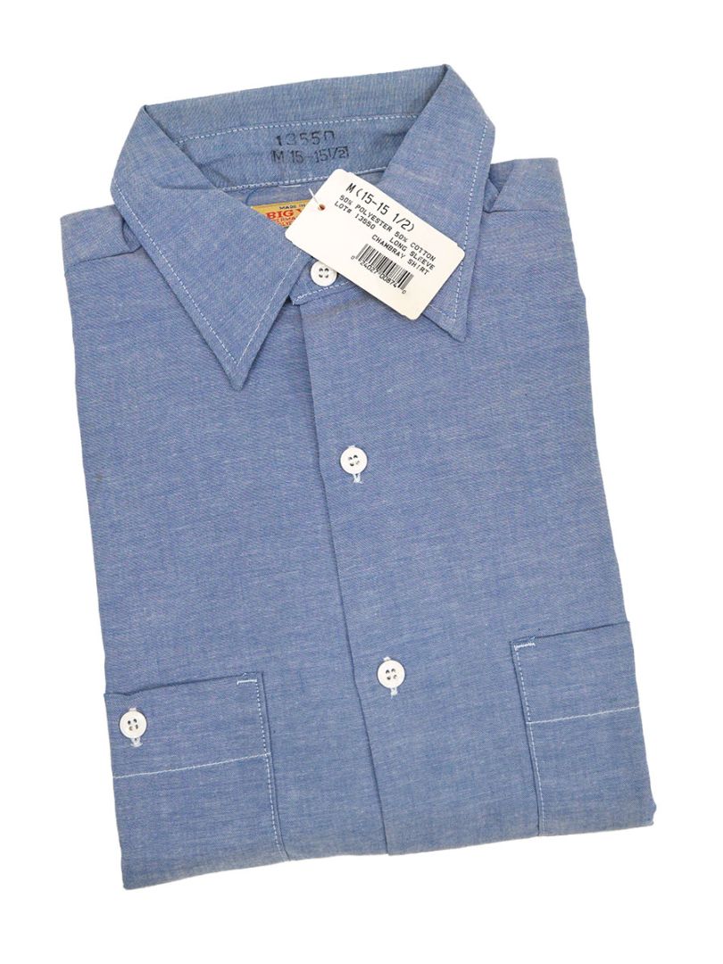 デッド 70's BIG YANK ヴィンテージ シャンブレー アメリカ製 長袖 70's BIG YANK シャンブレーシャツ 表記(M) DEAD | すべての商品