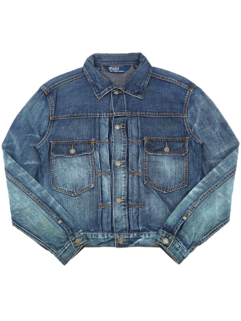 【90s】Ralph Lauren 2ndタイプ デニムジャケット ジップ 90s POLO RALPH LAUREN ポロ ラルフローレン ストアーブランド