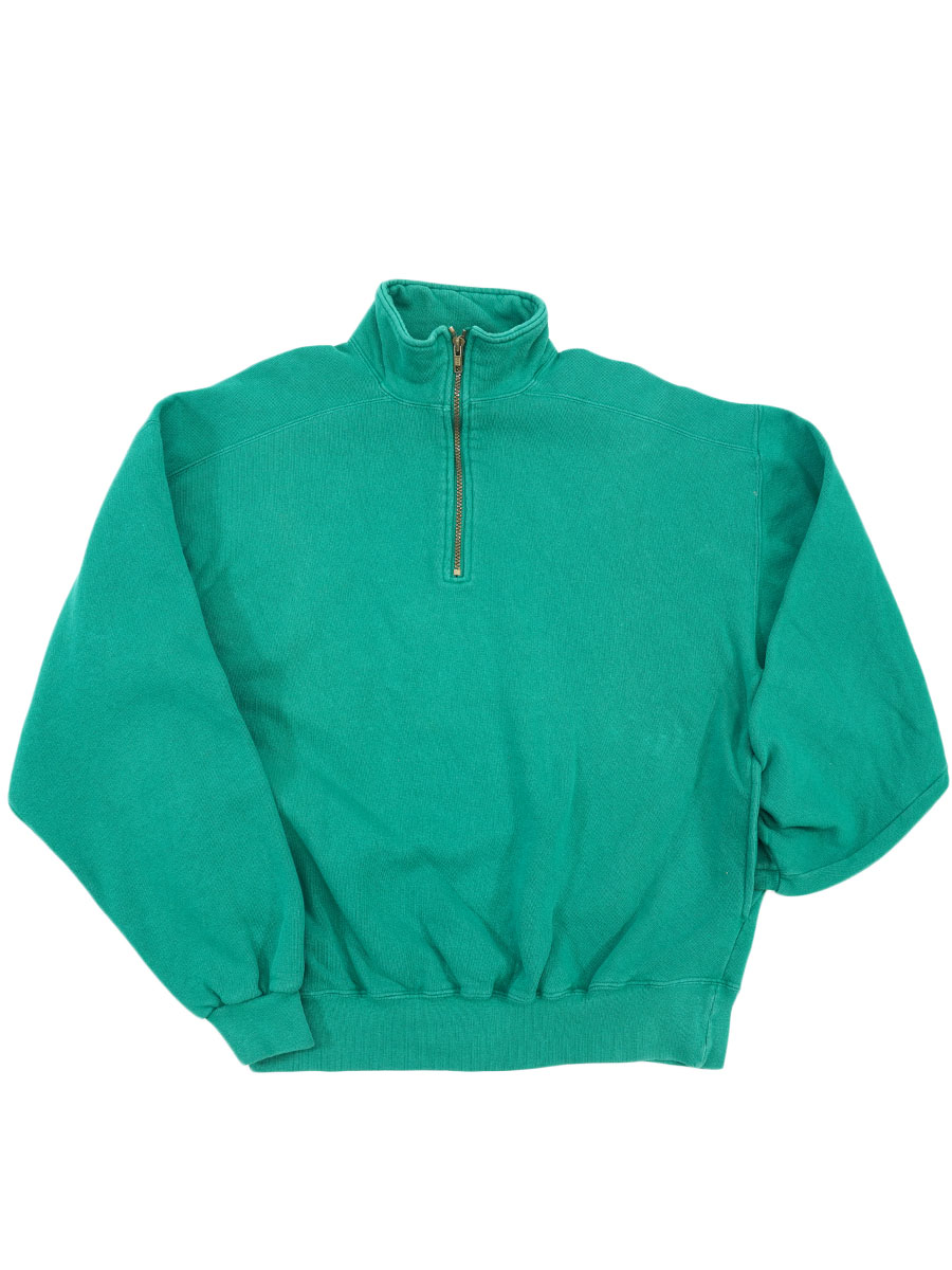 90's L.L.BEAN by RUSSELL ATHLETIC 無地 ハーフジップスウェット