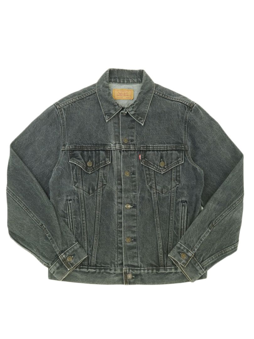 80's Levi's 70506 先染めブラック デニムジャケット 表記(40R) USA製 