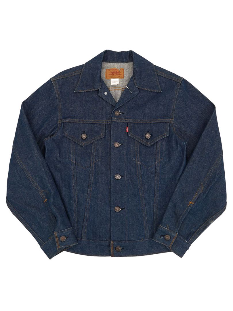 70's Levi's 70505 スモールe デニムジャケット 濃紺 表記(36) DEAD