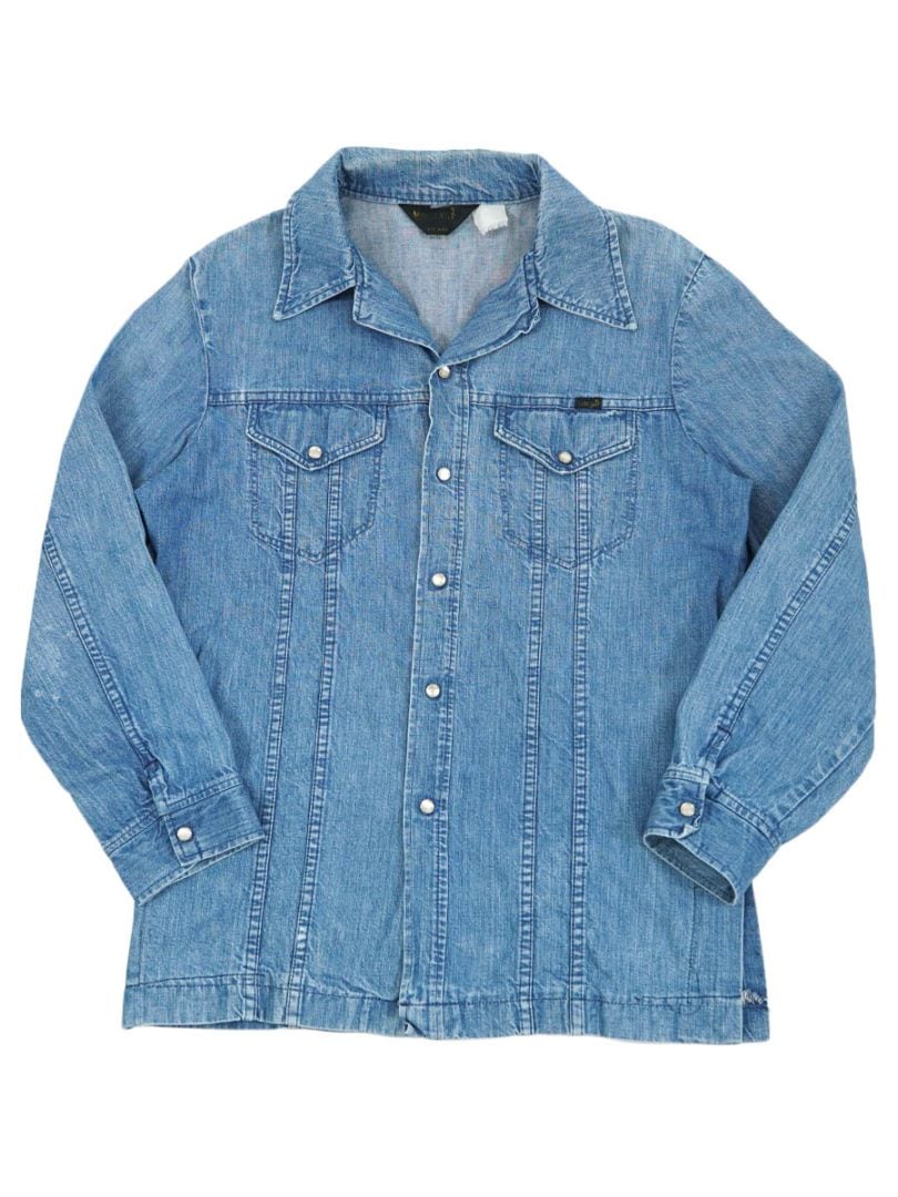 70's Wrangler デニムシャツジャケット 実寸(L位) | SOLD OUT
