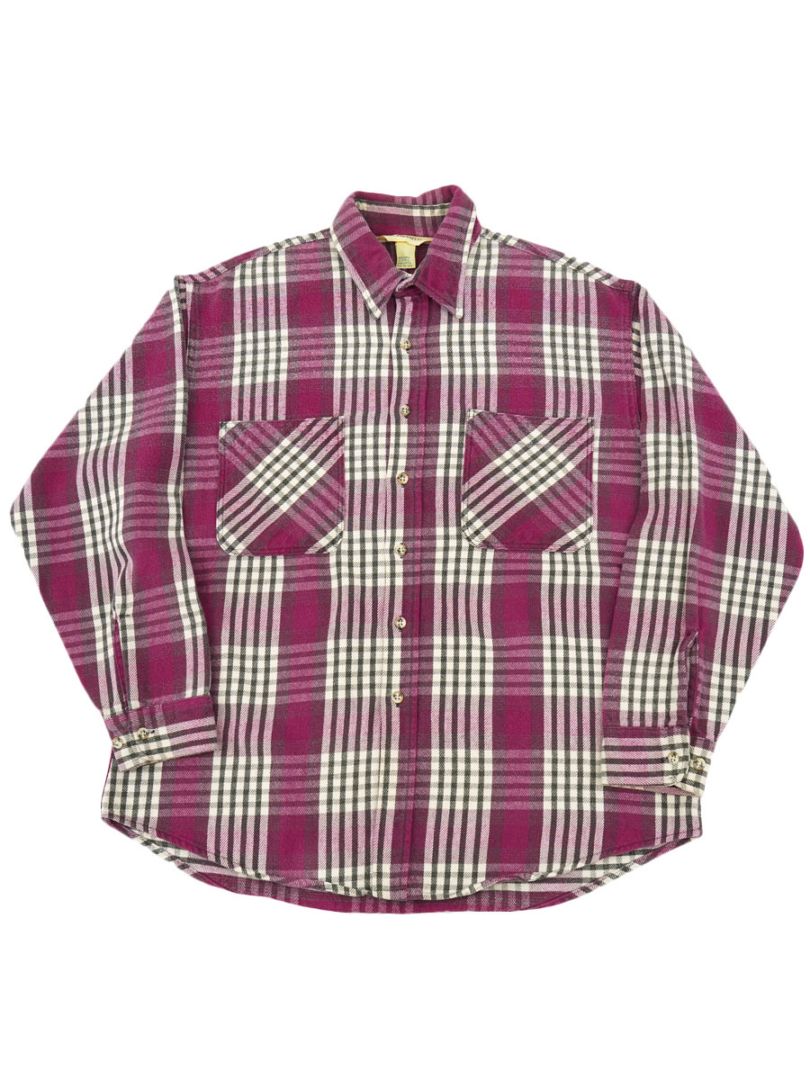 90's St.JOHN'S BAY 好配色チェック フランネルシャツ 表記(XL) USA製