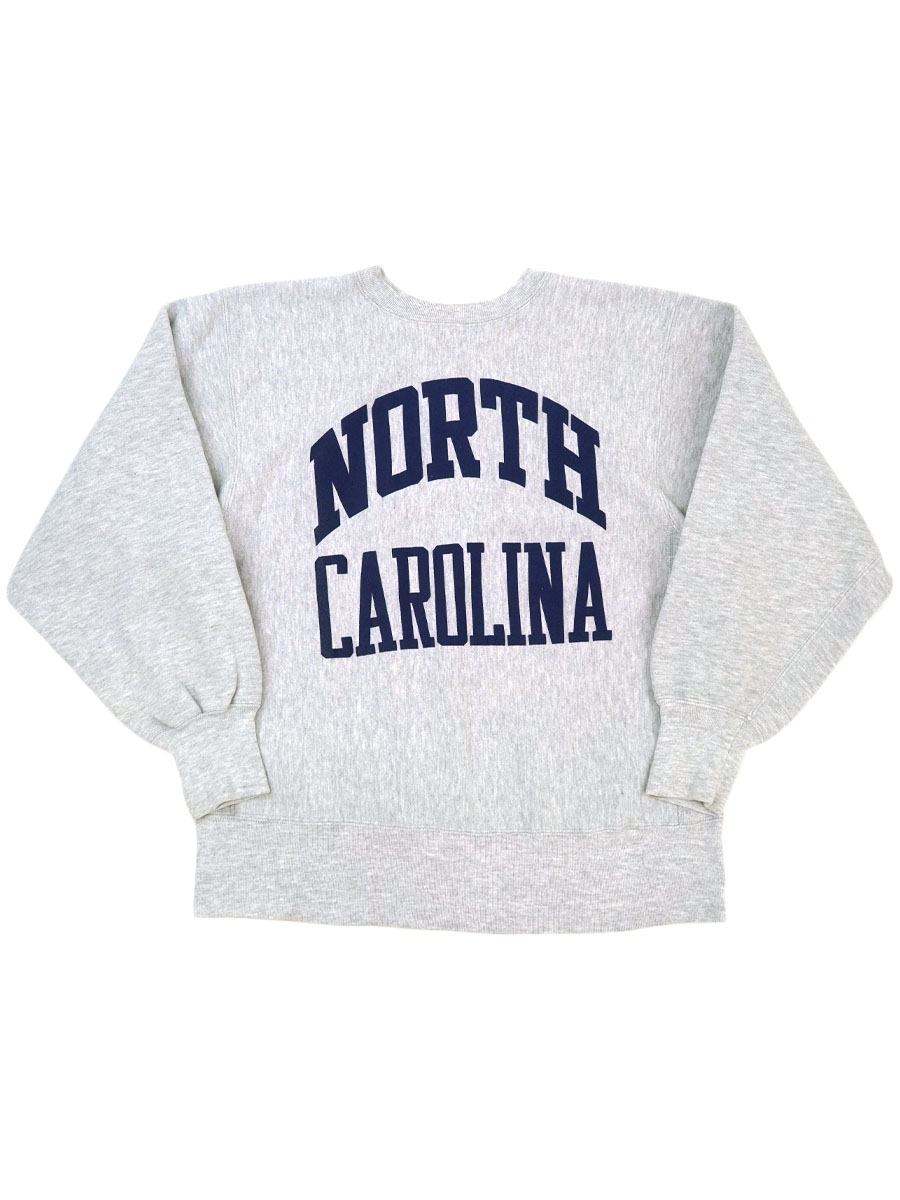 90's 刺繍タグ チャンピオンRW ''NORTH CAROLINA'' グレー 表記(L) USA製