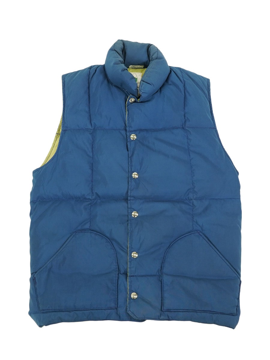 70'S SIERRA DESIGNS DOWN VEST NAVY (SIZE. MEDIUM)