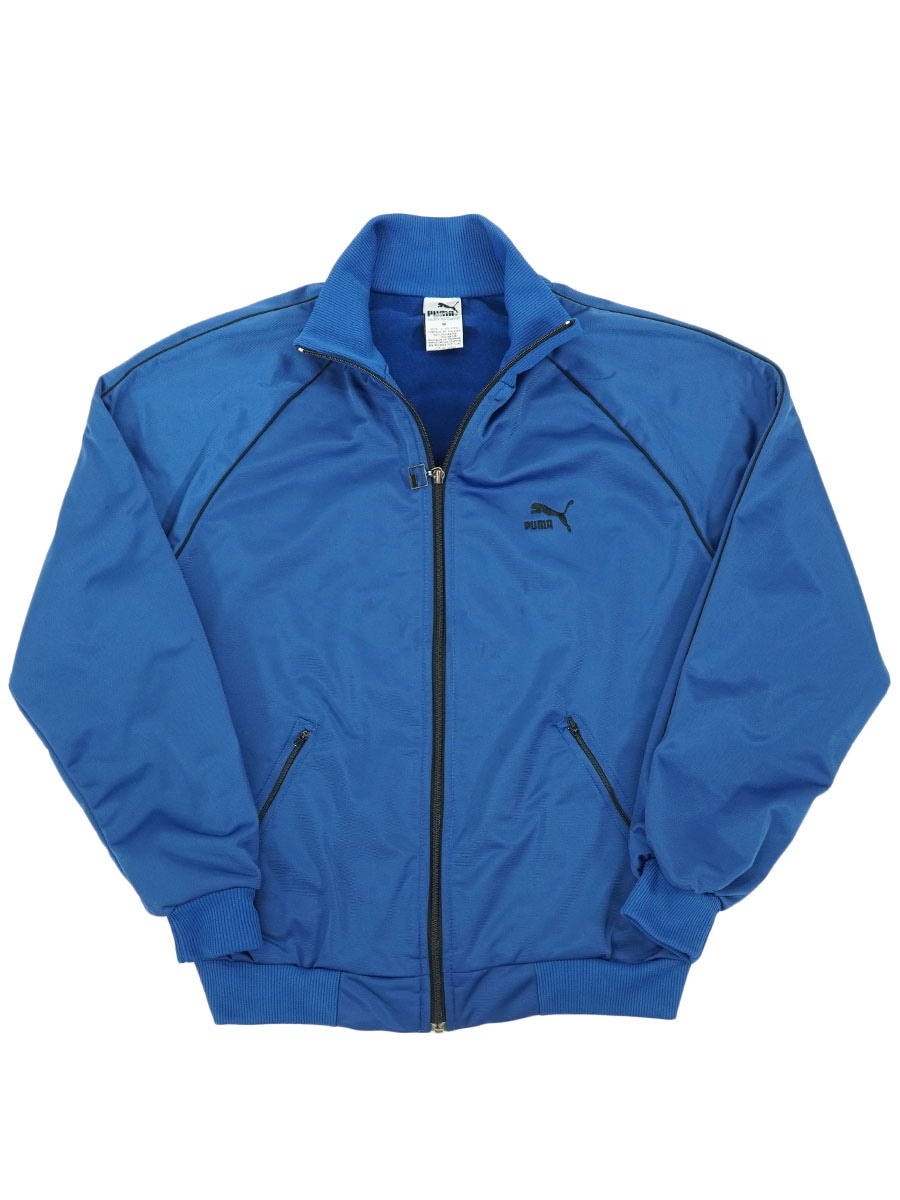 80's PUMA トラックジャージ 青 表記(M) 