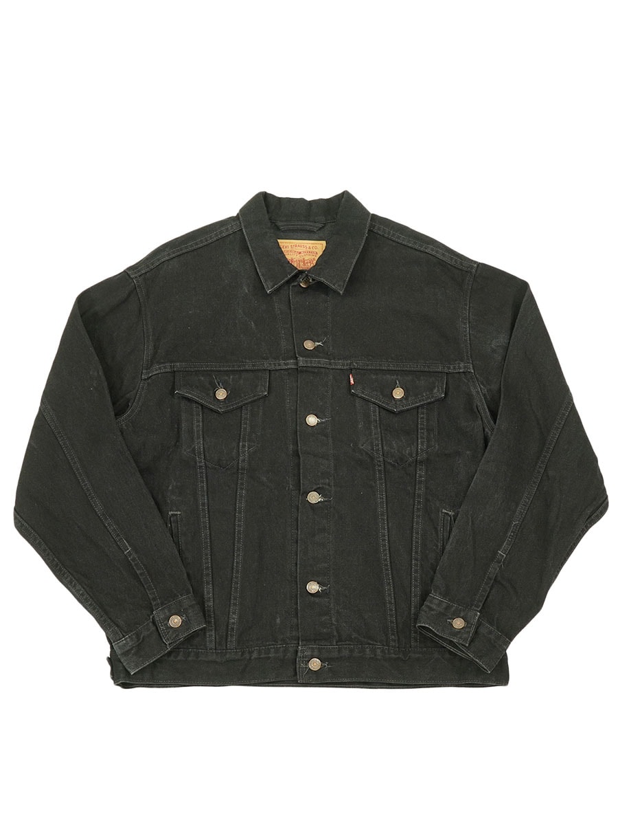 90's Levi's 70507 4ポケット ブラックデニムジャケット 表記(L) USA製