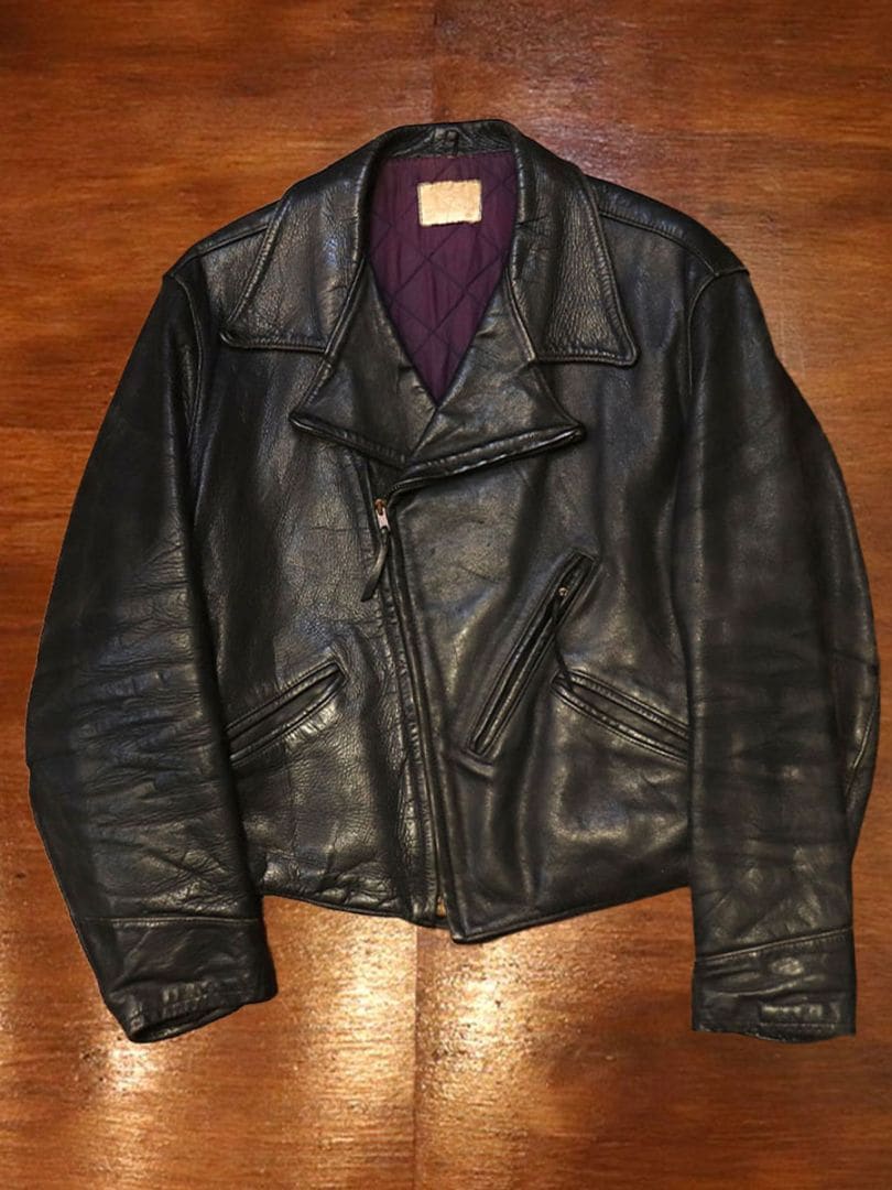 1950s LEATHER JACKET , Size 42