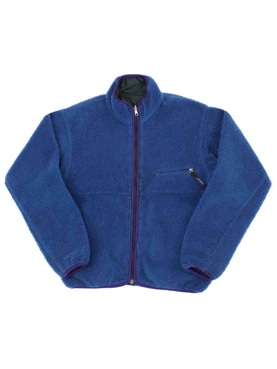 '93 パタゴニア グリセードカーディガン プルシアンブルー 表記(L) USA製