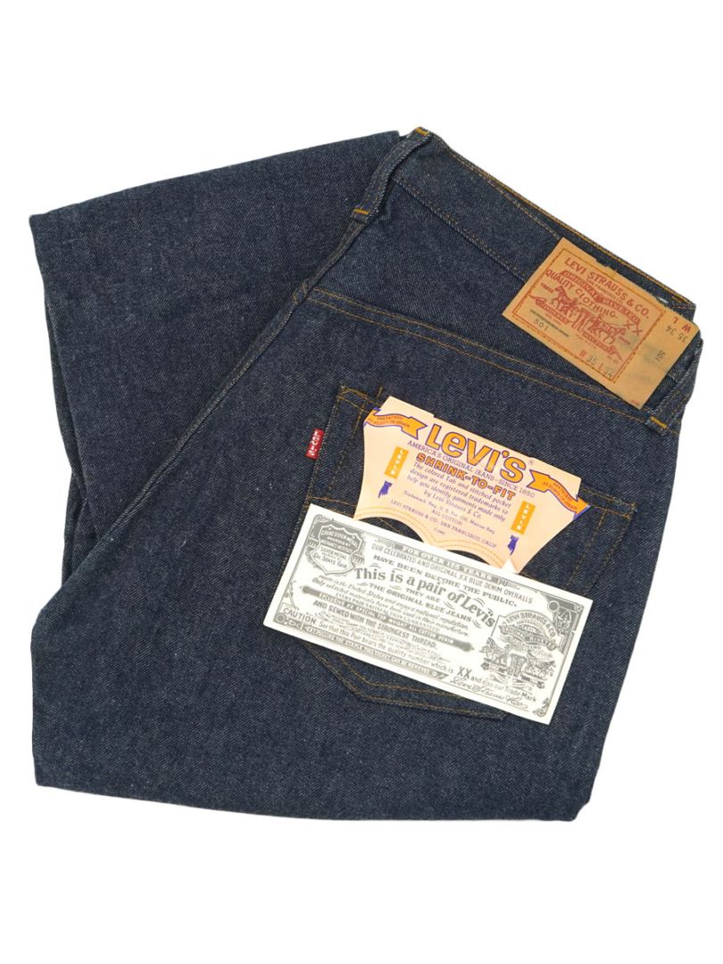 70's Levi's 501 66後期 デニムパンツ 濃紺 表記(35x34) DEAD | NEW