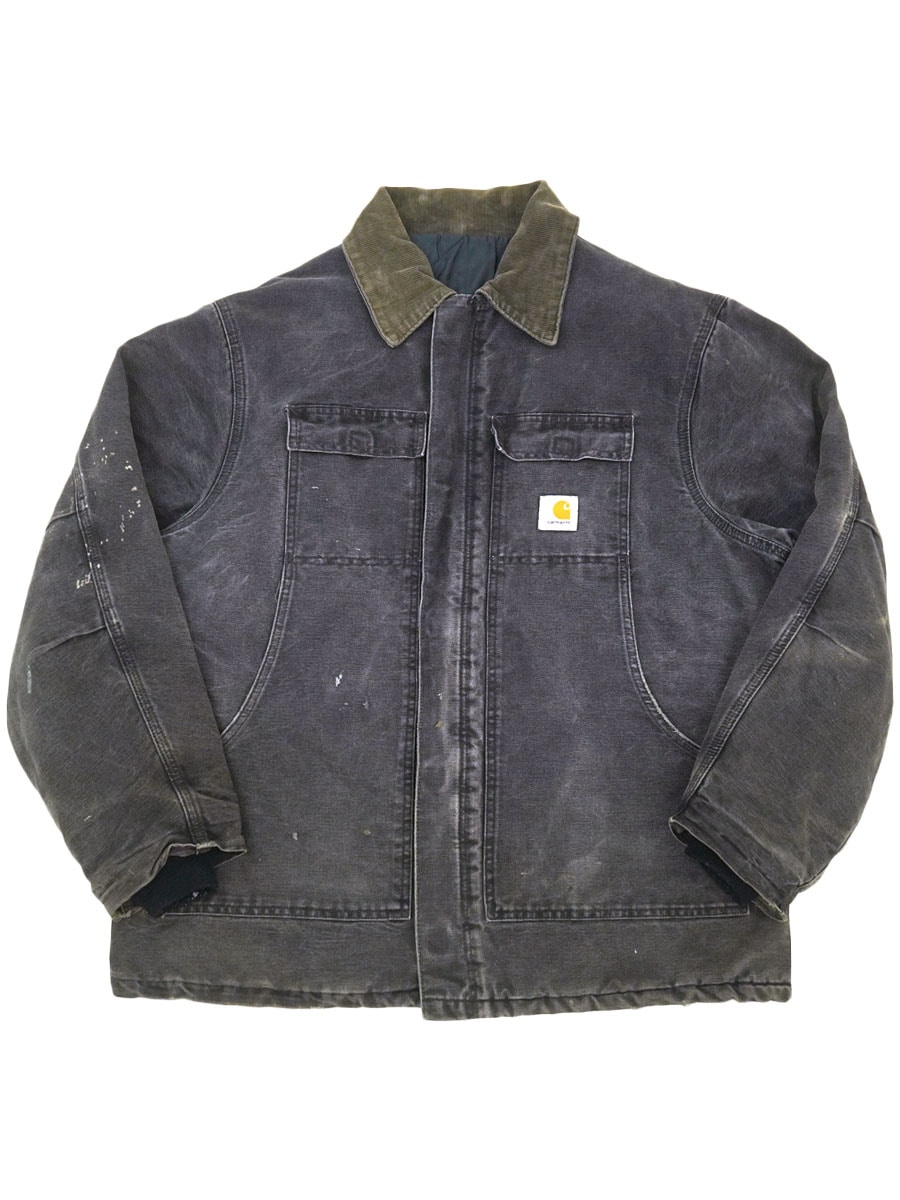 カーハート トラディショナルコート 褪せブラック 実寸(L位)