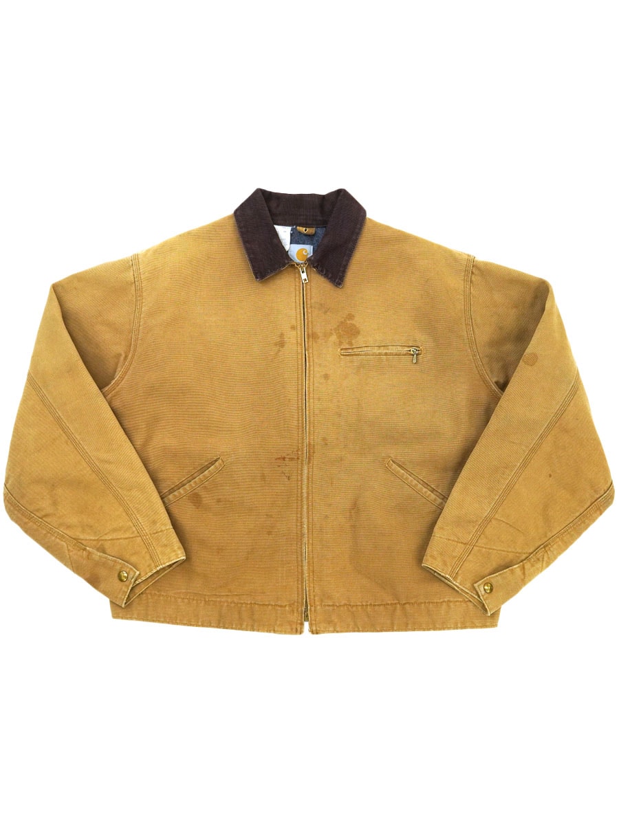 USA製 カーハート デトロイトジャケット ブラウン 表記(48)