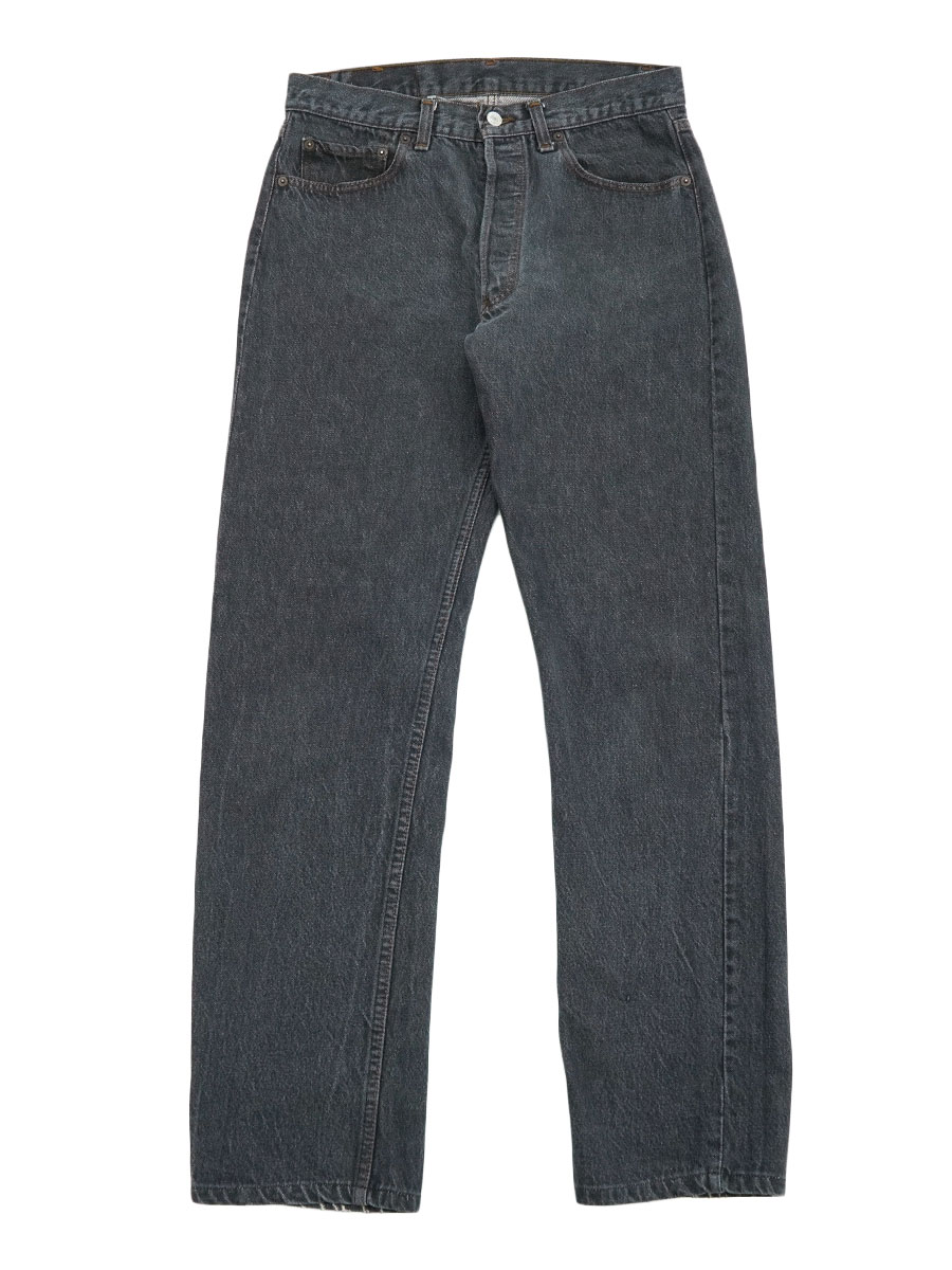 80's Levi's 501 Rマークのみタブ ブラック デニムパンツ 表記(33x36) USA製 