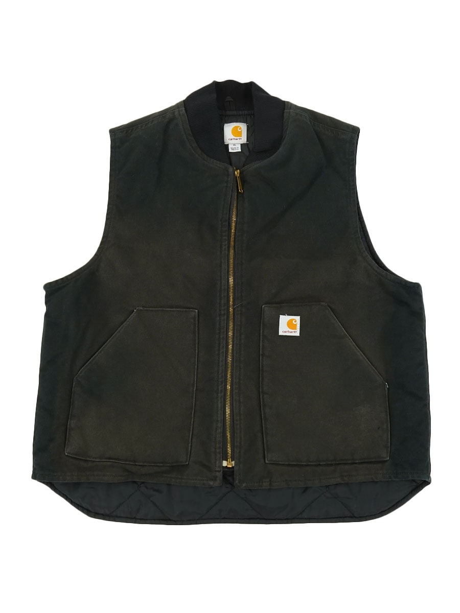 カーハート　ダックベスト　黒　メキシコ製　S 美品　定番　ビンテージ メキシコ製 カーハート ダックベスト 黒 表記(XL) | すべての商品