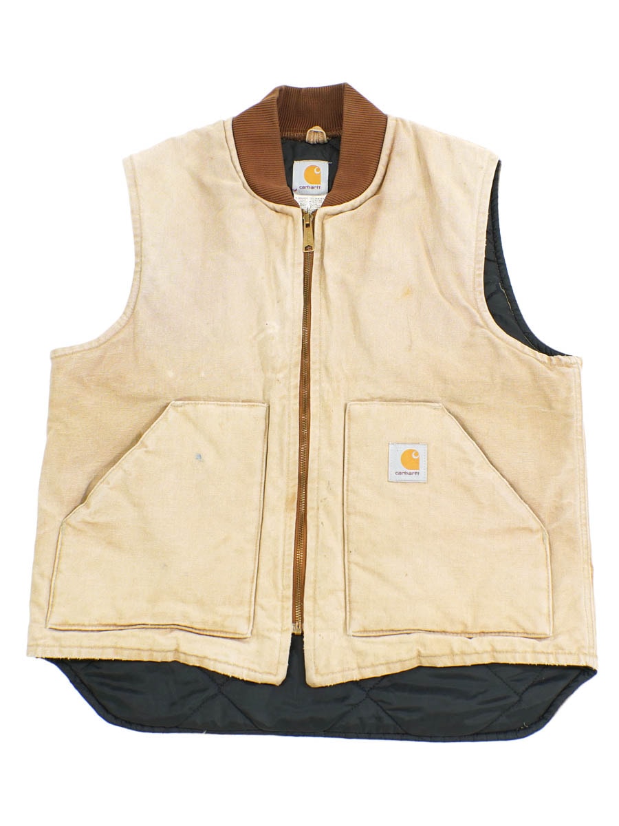 カーハートダックベストブラウン S‼️値引きタイム‼️ カーハート ダックベスト ブラウン 実寸(L位) | SOLD | Style BerBerJin