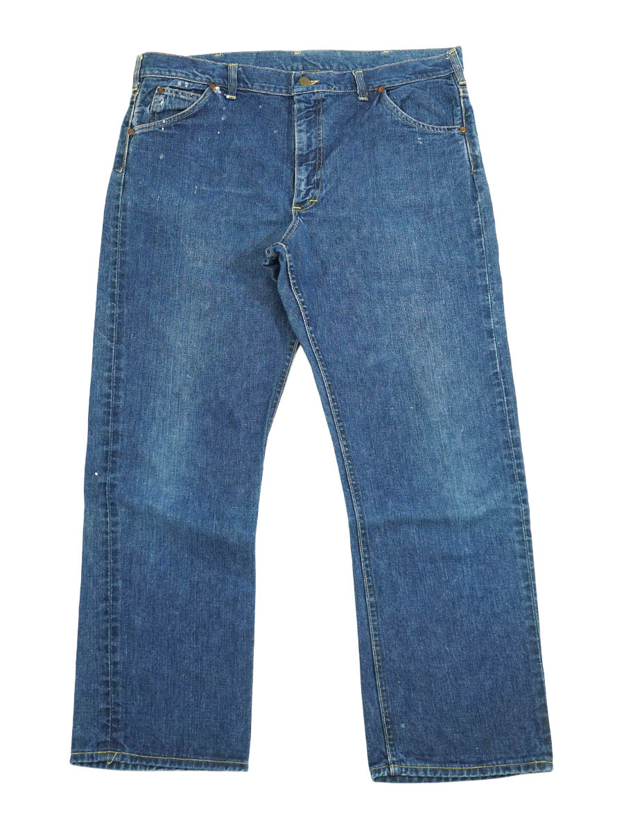 60's～ Lee 101Z サイド黒タグ デニムパンツ 良雰囲気 実寸(39x29位