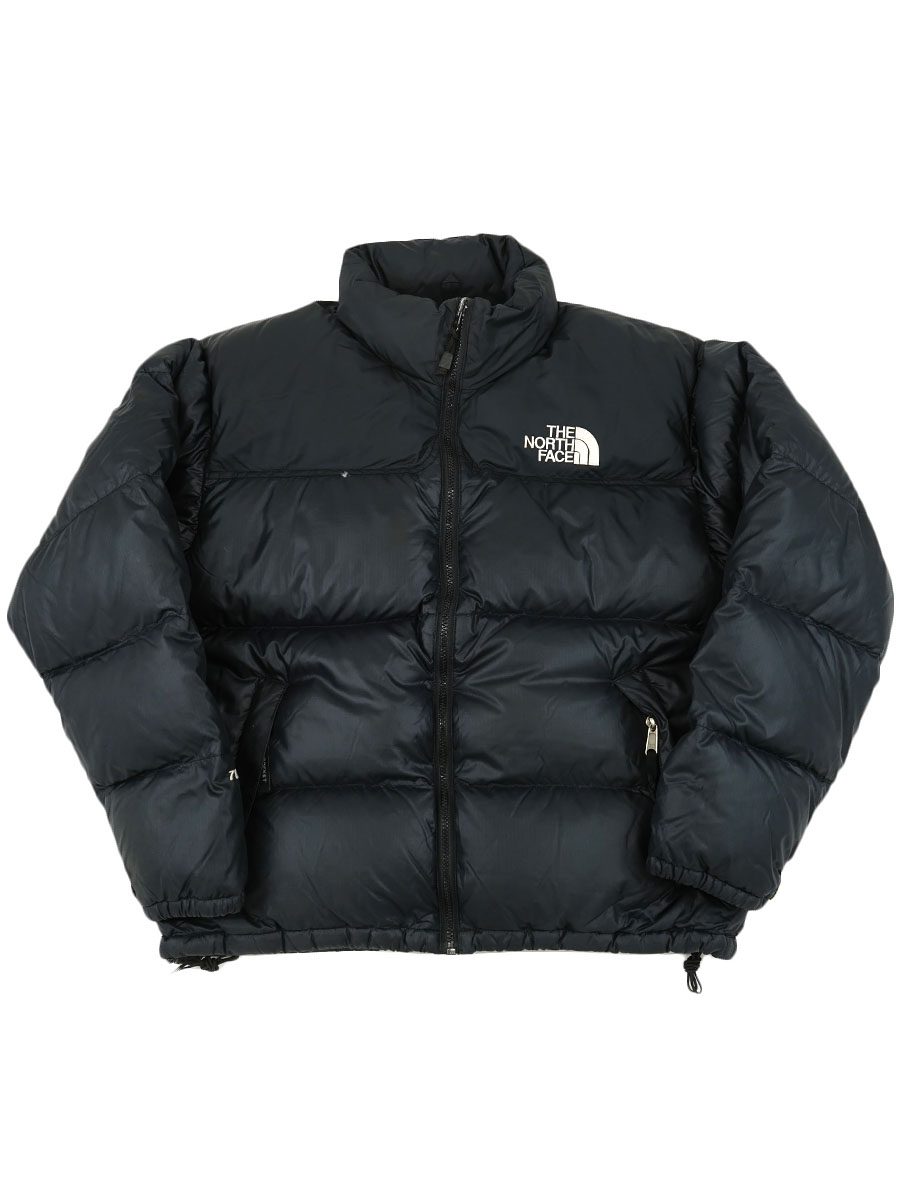 90's THE NORTH FACE ヌプシジャケット 黒×黒 表記(M) ASIS
