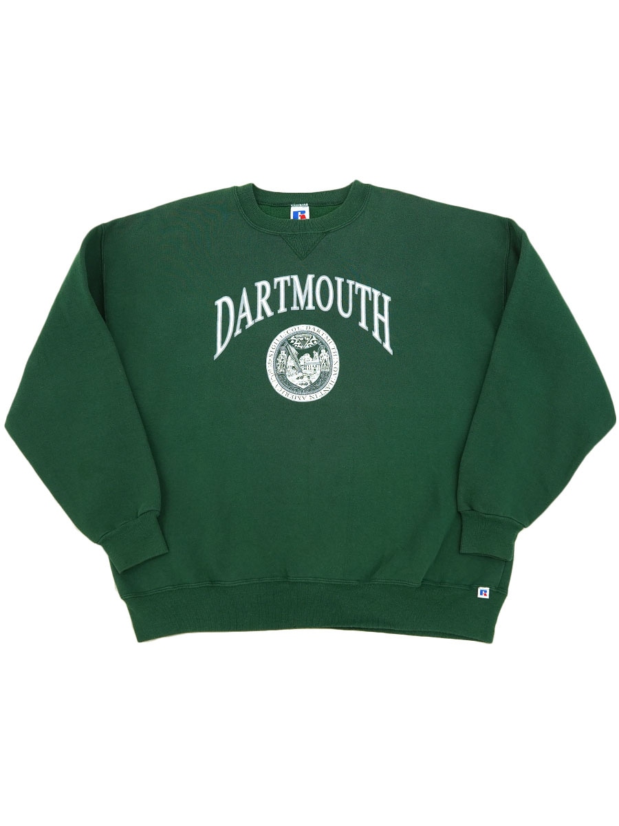 90's RUSSELL ATHLETIC ''DARTMOUTH'' 前Vスウェット 表記(XXL) USA製