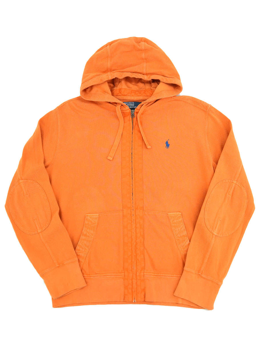 ラルフローレン フルジップ スウェットパーカ エルメスオレンジ 表記(M)