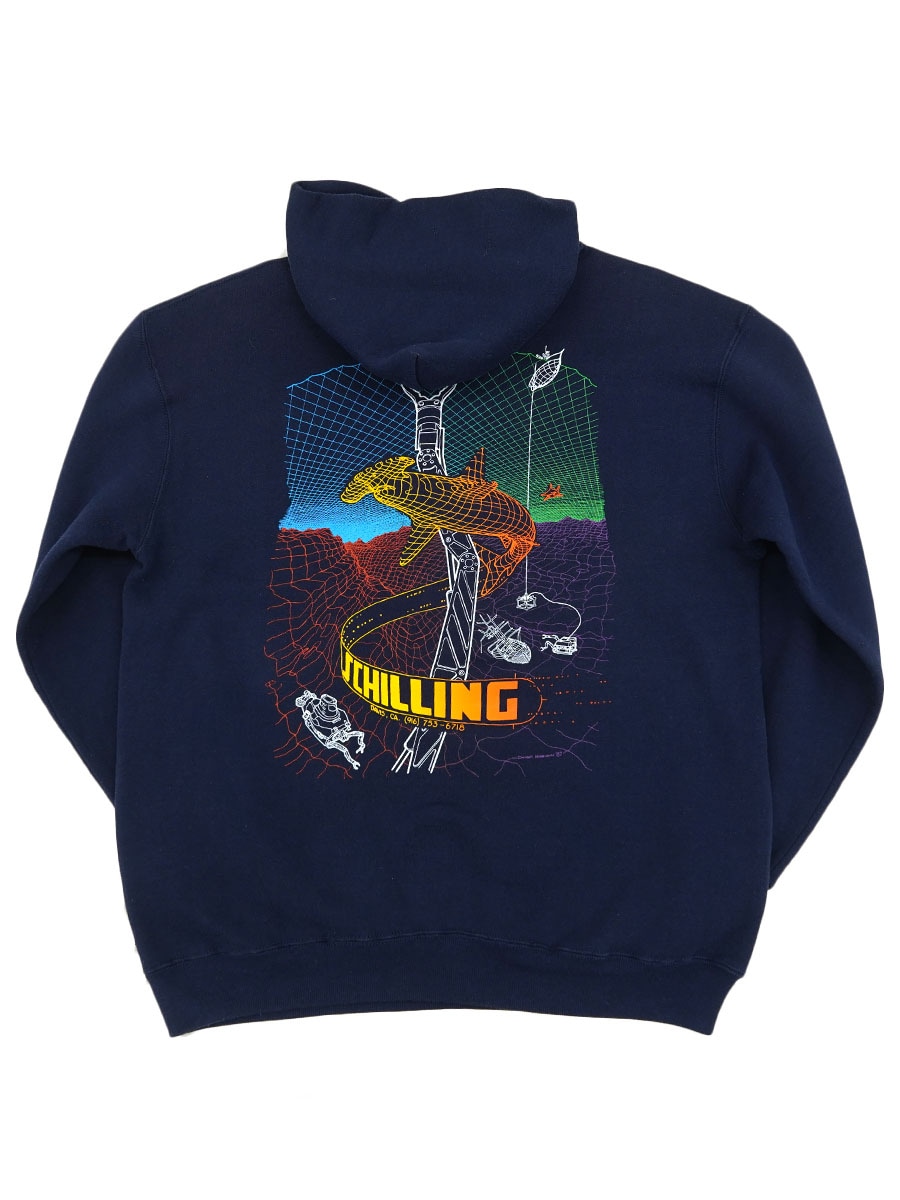 80's RUSSELL ATHLETIC ''Schilling Robotics'' バックプリント スウェットパーカ 表記(XL) USA製