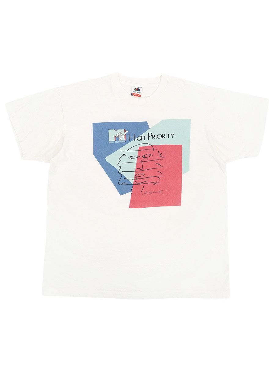 UNDERCOVER ISM ロデオ ART 両面プリント　Tシャツ 90's FRUIT OF THE LOOM ''MYV HIGH PRIORITY'' 両面プリント Tシャツ