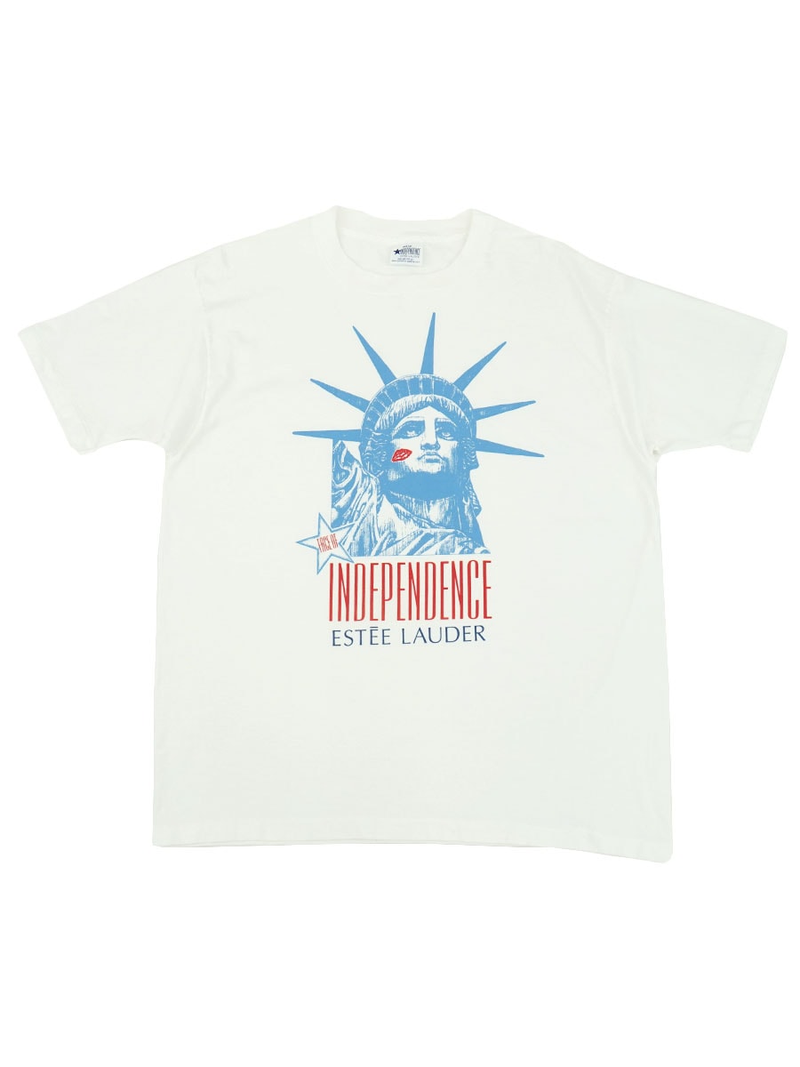 90's ESTEE LAUDER エスティローダー ''INDEPENDENCE'' Tシャツ 表記(ONE SIZE) USA製
