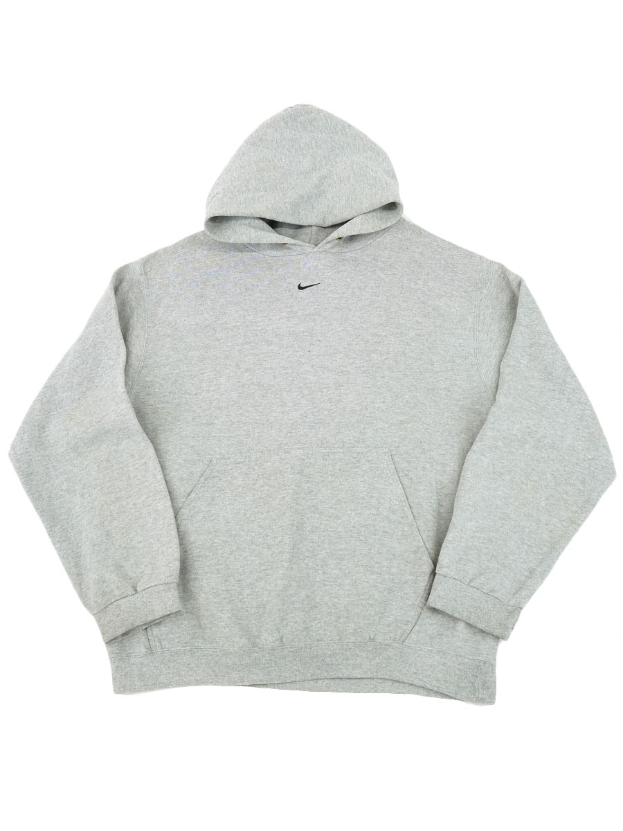 90's～ NIKE センタースウォッシュ スウェットパーカー 杢グレー 表記(L)