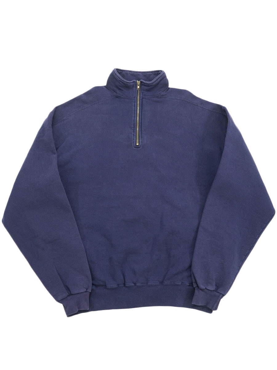 90's L.L.BEAN by RUSSELL ATHLETIC 無地 ハーフジップスウェット ネイビー 表記(TALL-XL) USA製