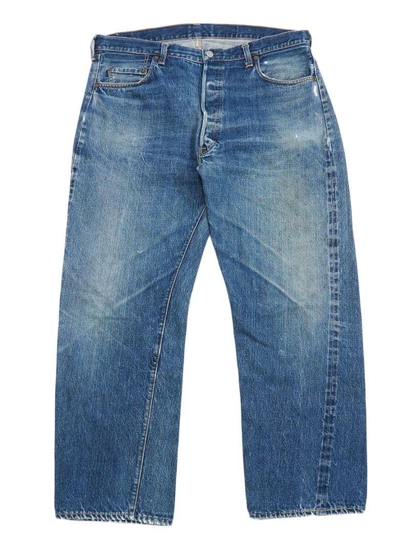 60's Levi's 501 BIG-E デニムパンツ 薄ヒゲ 良色落ち 実寸(39x30位)
