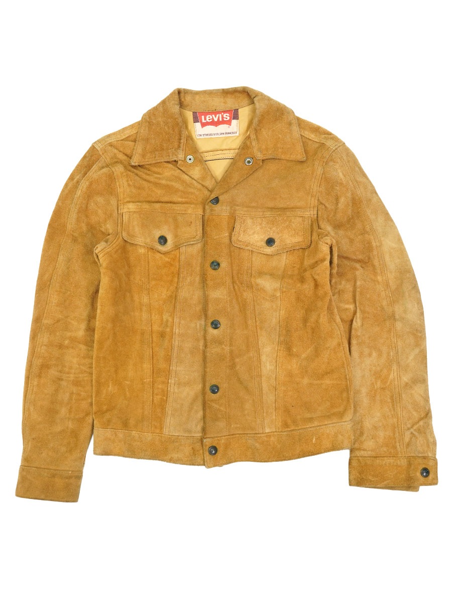 70's Levi's BIG-E 3rd型 スエードジャケット ブラウン 実寸(36位)