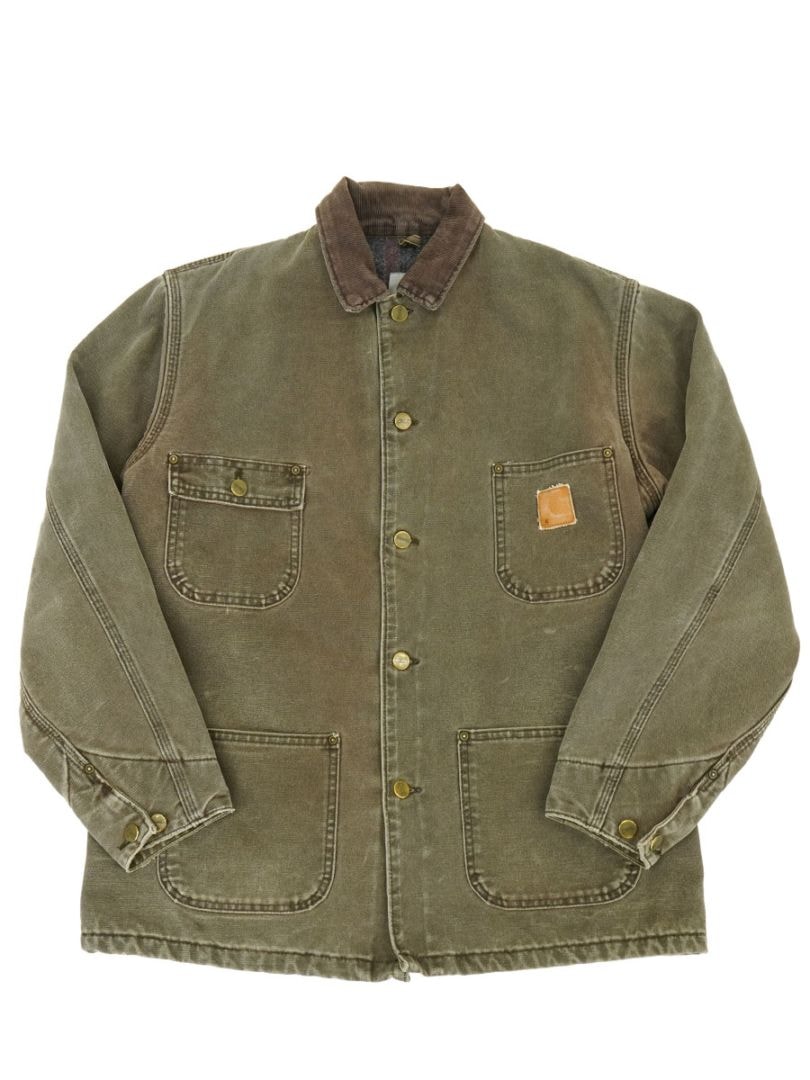 カーハート ミシガンチョアコート ブラウン 実寸(L位)