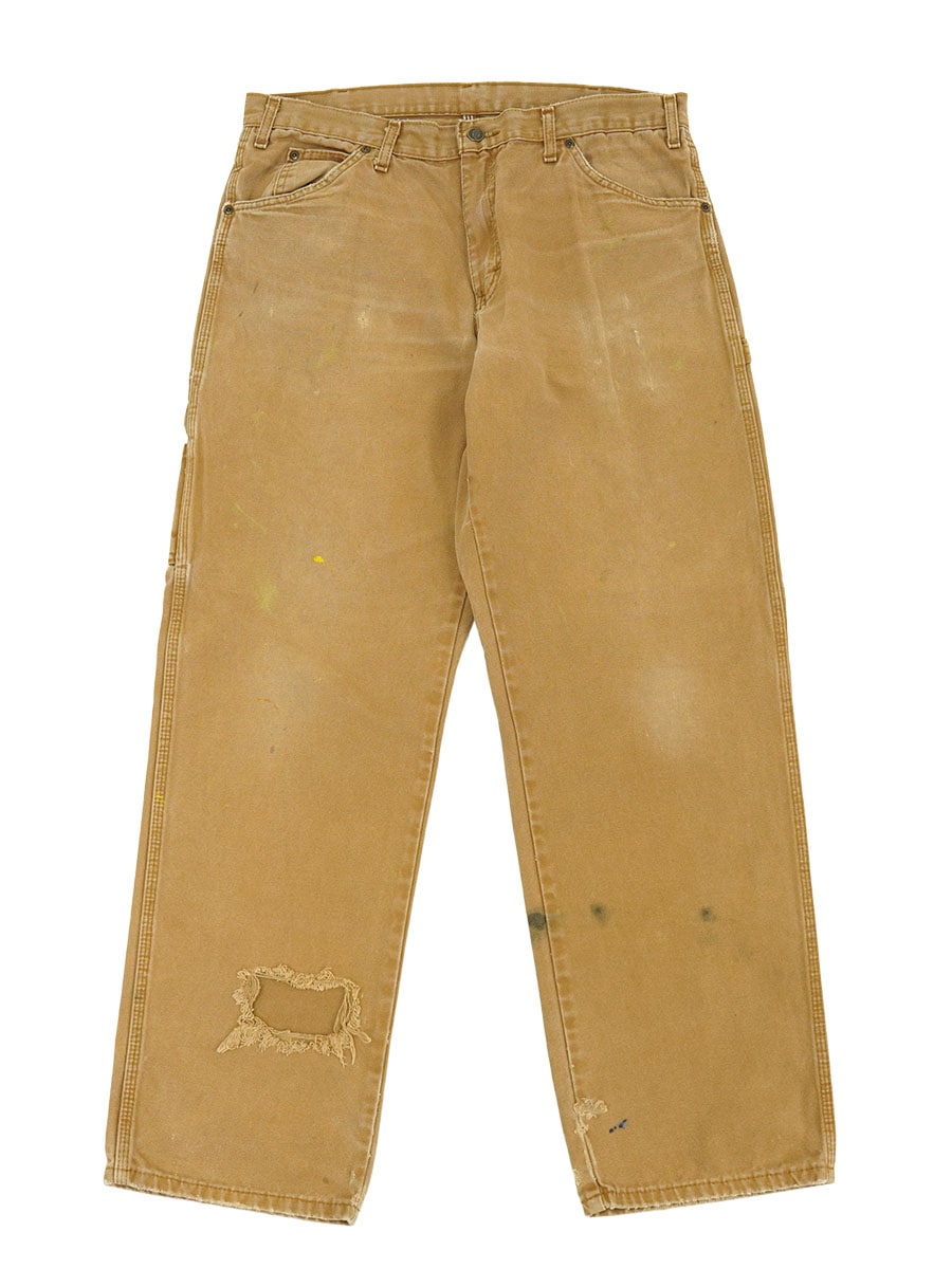 Dickies ダックペインターパンツ ブラウン 表記(34x32)