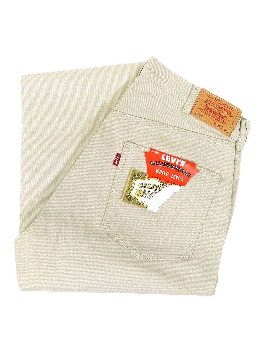 LEVI'S 911B PIQUE PANT BIG E 60S 60s〜LEVI'S 911B ピケ BigE パンツ